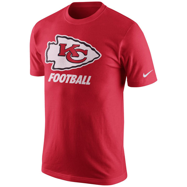 Men NFL Kansas City Chiefs Nike Facility TShirt Red